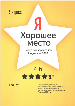 Хорошее место